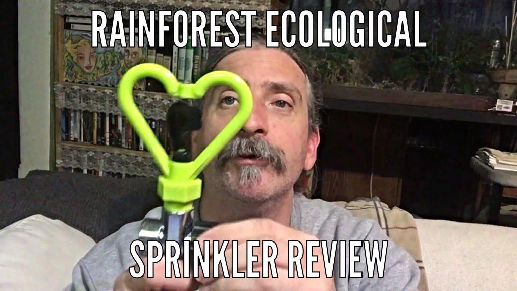 'Video thumbnail for Rainforest Ecological Sprinkler Review'