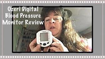 'Video thumbnail for Ozeri BP01K CardioTech Pro Series Digital Blood Pressure Monitor Review'