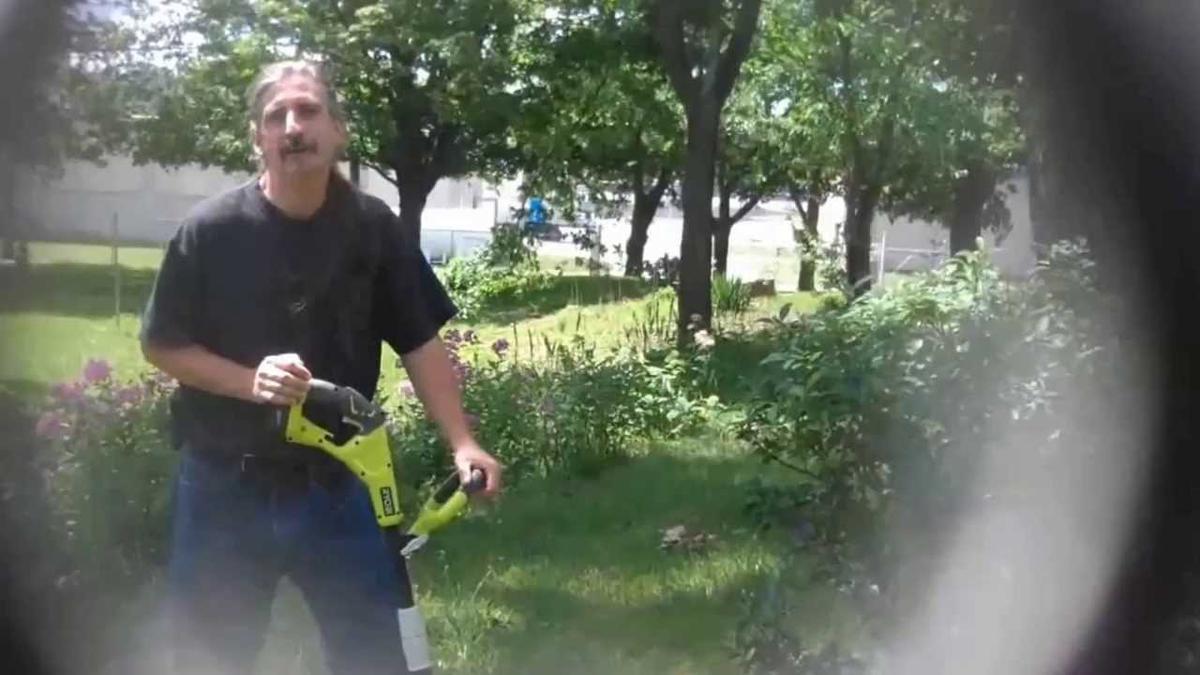 'Video thumbnail for Ryobi 18 Volt Hybrid String Trimmer Product Review - Sheri Ann Richerson'