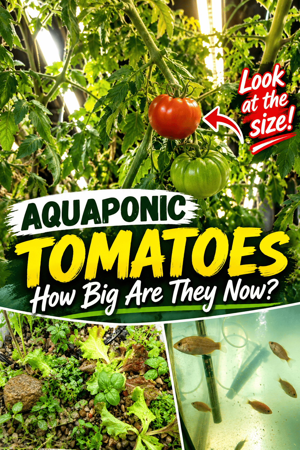 Aquaponic tomato curiosity Pinterest image