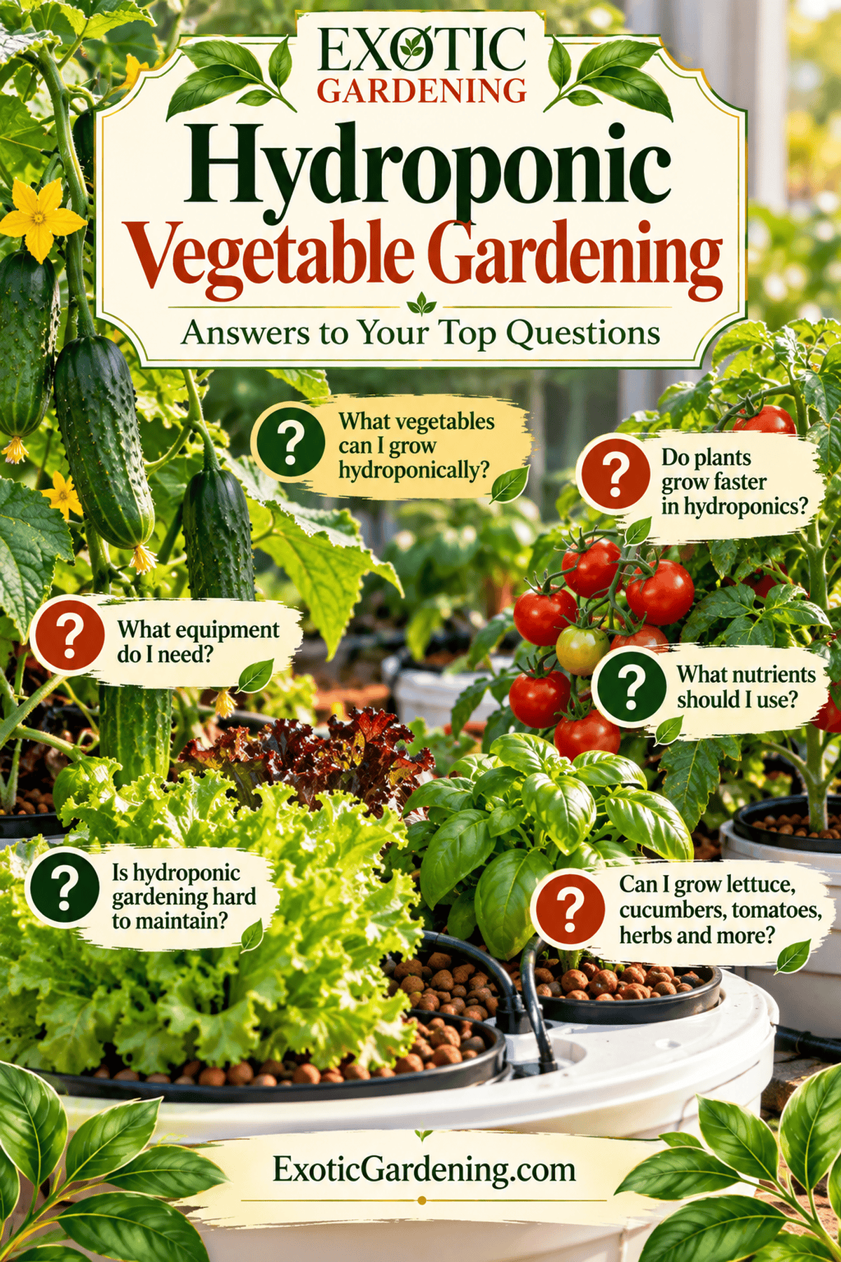 Hydroponic vegetable gardening curiosity pinterest 1200x1800 - Exotic Gardening